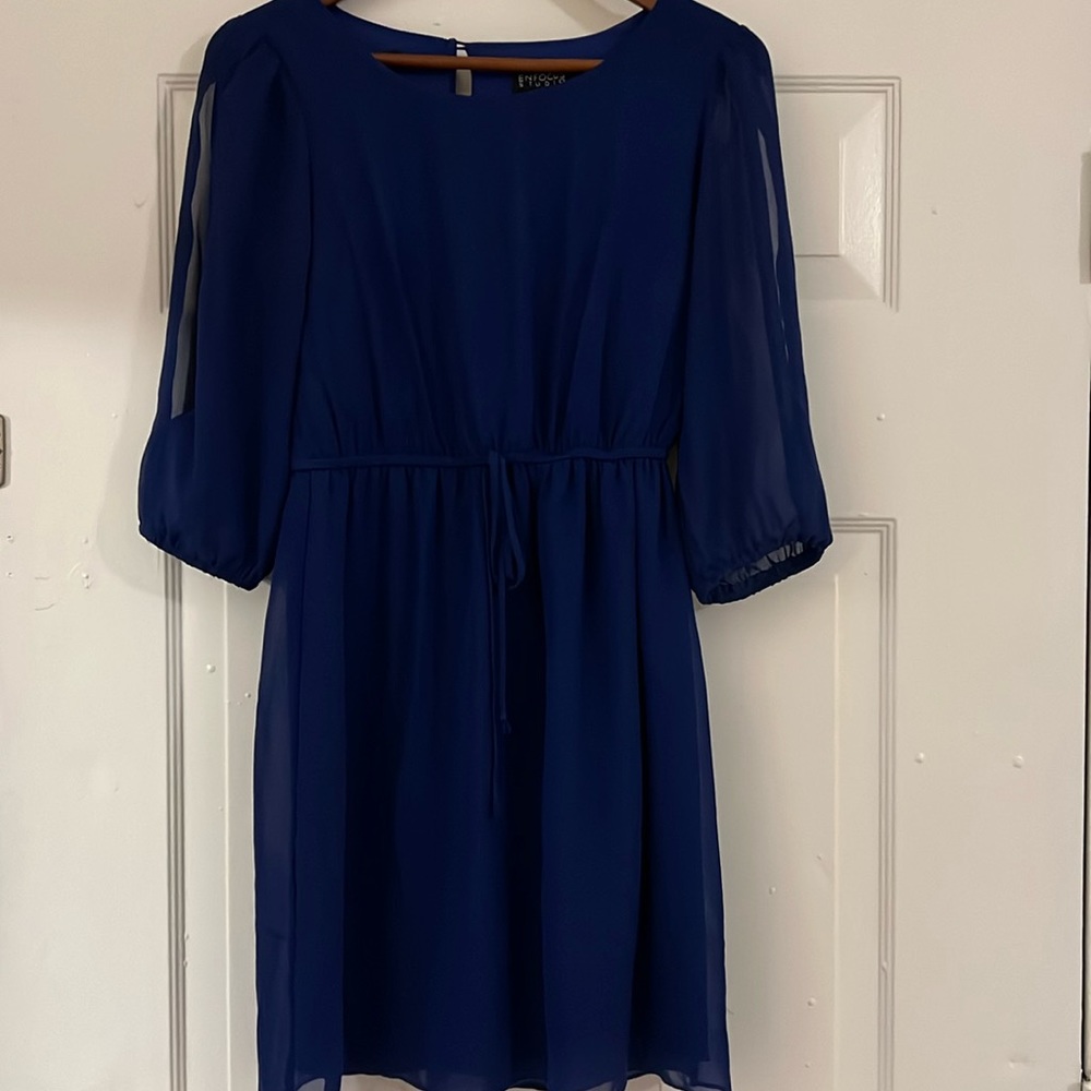 Enfocus Studio Navy Dress